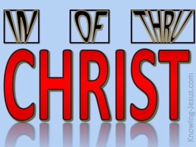 In Of And Thru Christ (devotional) (red)